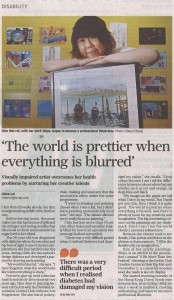 2011年10月27日《南華早報》― "The world is prettier when everything is blurred"