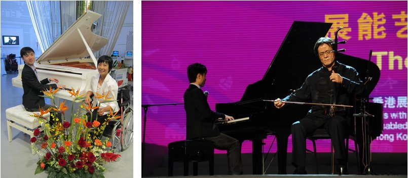 李軒及鄧燕妹代表香港於上海世博「香港活動週」表演
