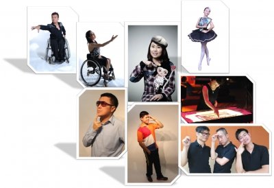 10 Local Artists in "Gala Extraordinary – Stage of Ability 2014-"
