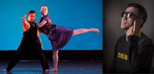 Photo of ADA Registered Artists Christine Lau and Alan Lau 's dancing performance (left), Photo of ADA Registered Artists Comma Chan (Right)