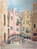 高楠繪畫作品《意大利、威尼斯》