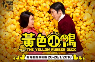 黄色小鸭的宣传海报